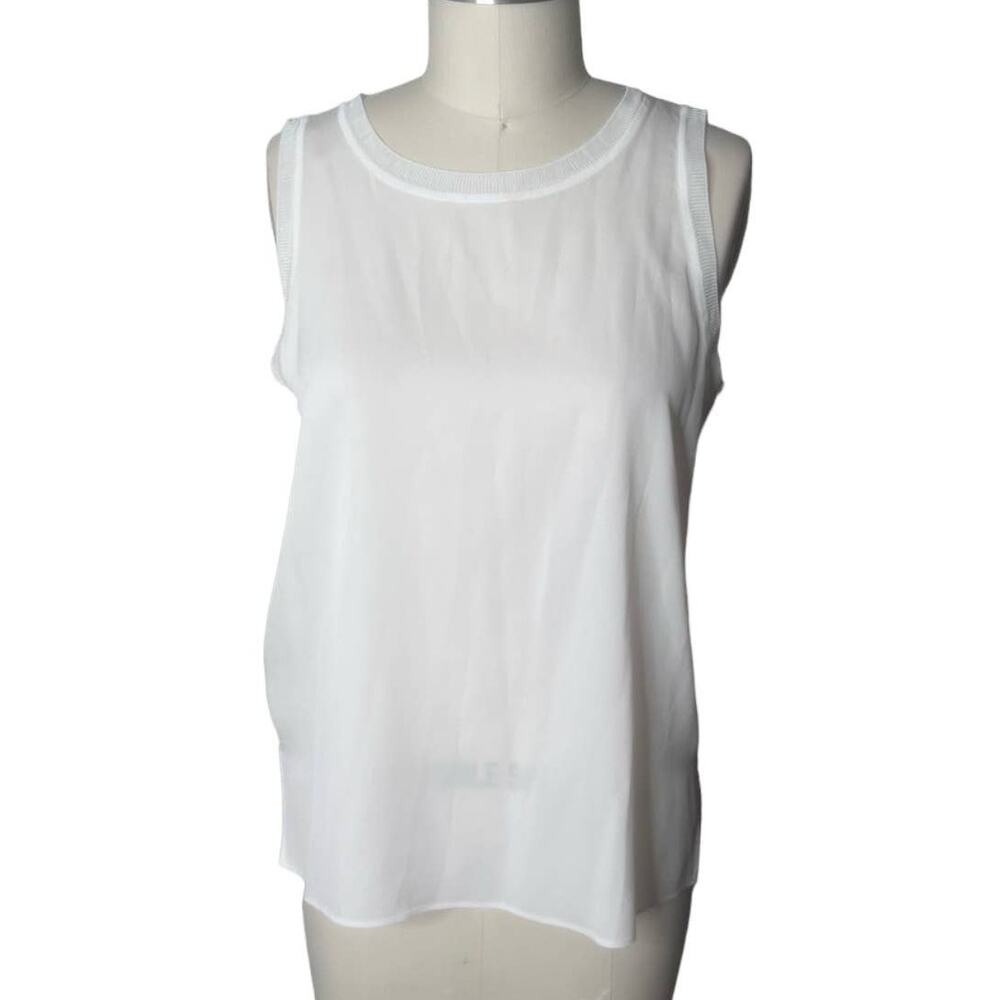 Boss Hugo Boss Cream Stretch Silk Tank Size 4